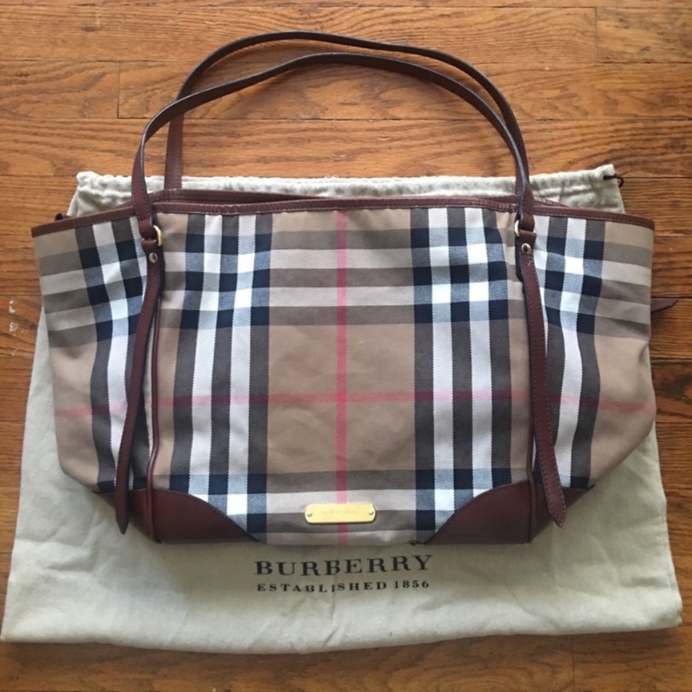 Burberry house check Canterbury tote